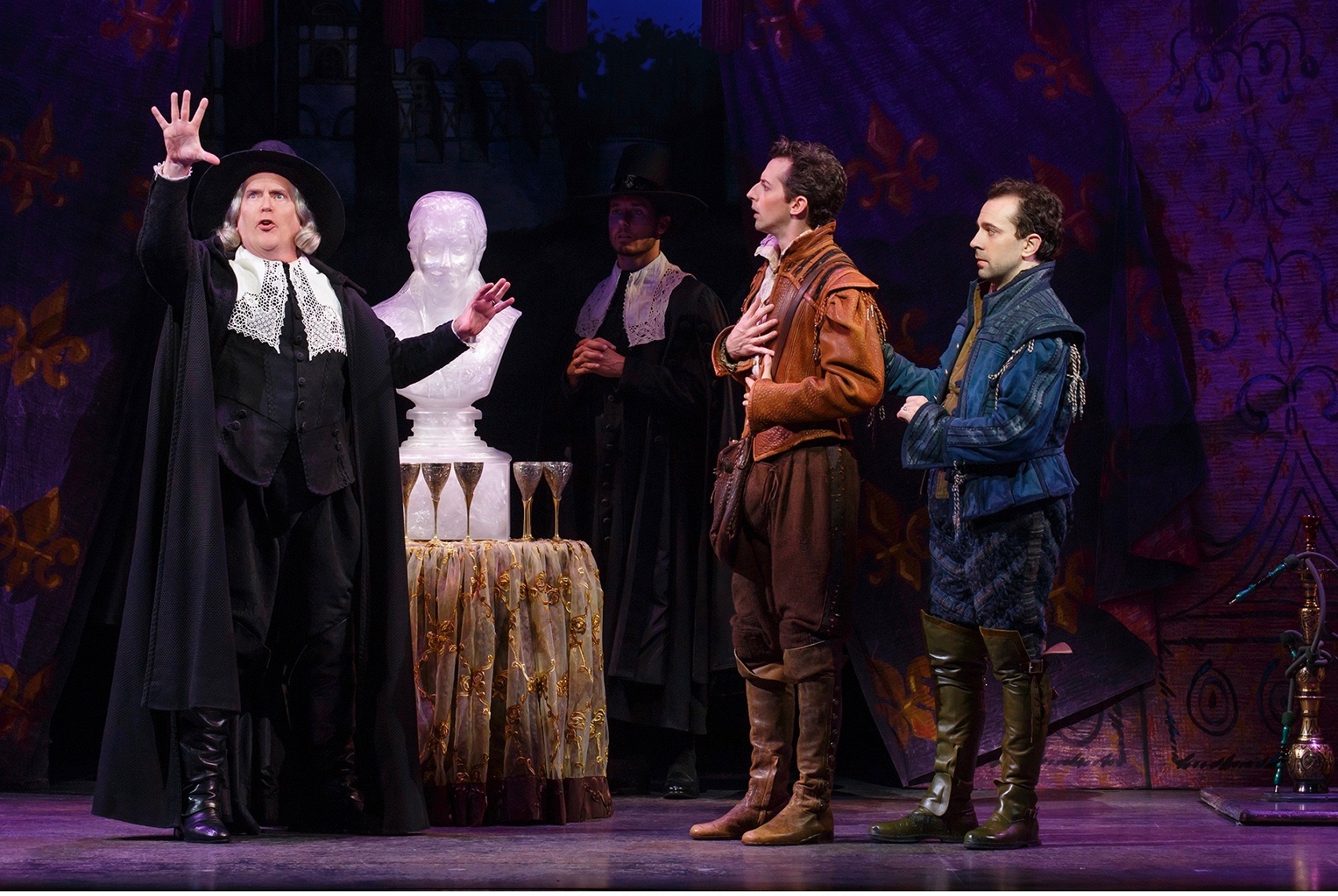 In 'Something Rotten!', Shakespeare's would-be rivals are given mystic foreknowledge of how to write a hit show—but will they proceed to lay an egg?