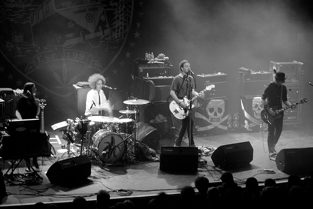 The Dandy Warhols performing in concert at the Kentish Town Forum in London, 2012. photo: Aurelien Guichard.