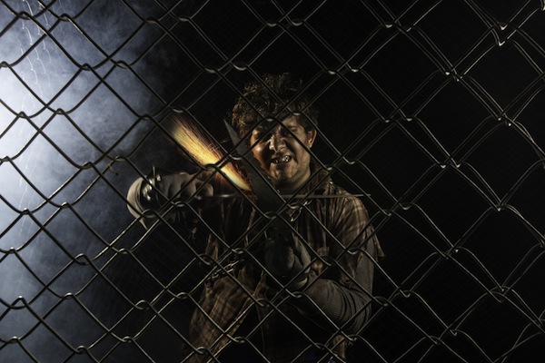 Chain link massacre (Photo courtesy of Hundred Acres Manor Haunted Attraction)
