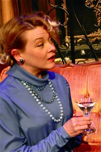 Local fans know Lissa Brennan as an actress (here, she's the skeptical Mrs. Bradman in PICT's "Blithe Spirit") but now she is making waves as a playwright.