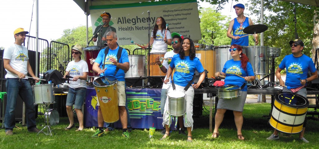 Pittsburgh's only batucada ensemble, jumpstart the third annual Deutschtown Music Festival with some Brazilian percussion.