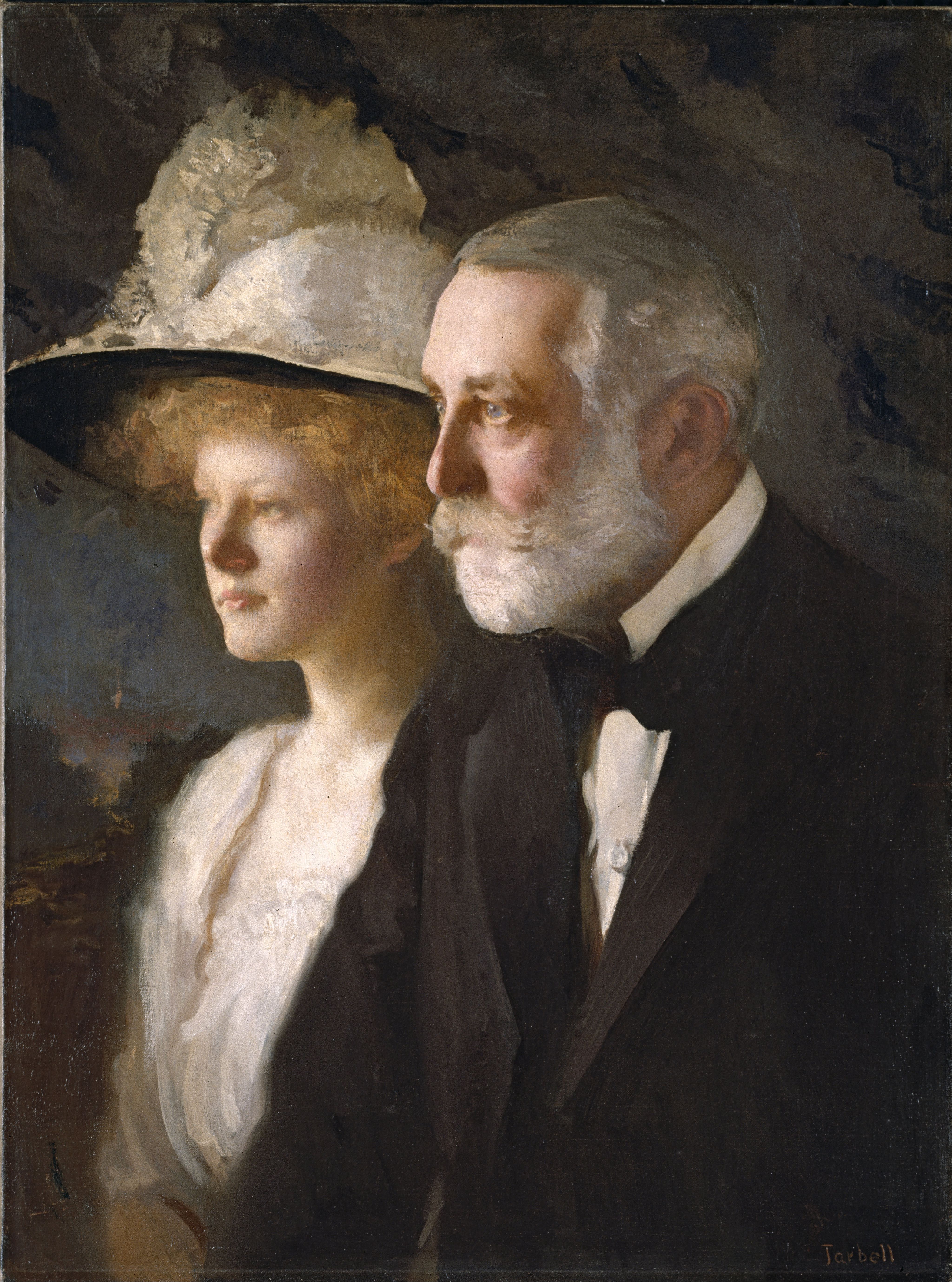 A formidable pair: Helen and Henry Clay Frick circa 1910. The painting, by Edmund C. Tarbell, is in the National Portrait Gallery in Washington, D.C.