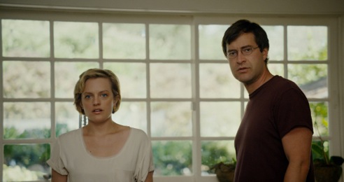 It's a shocking moment for Sophie (Elisabeth Moss) and Ethan (Mark Duplass).