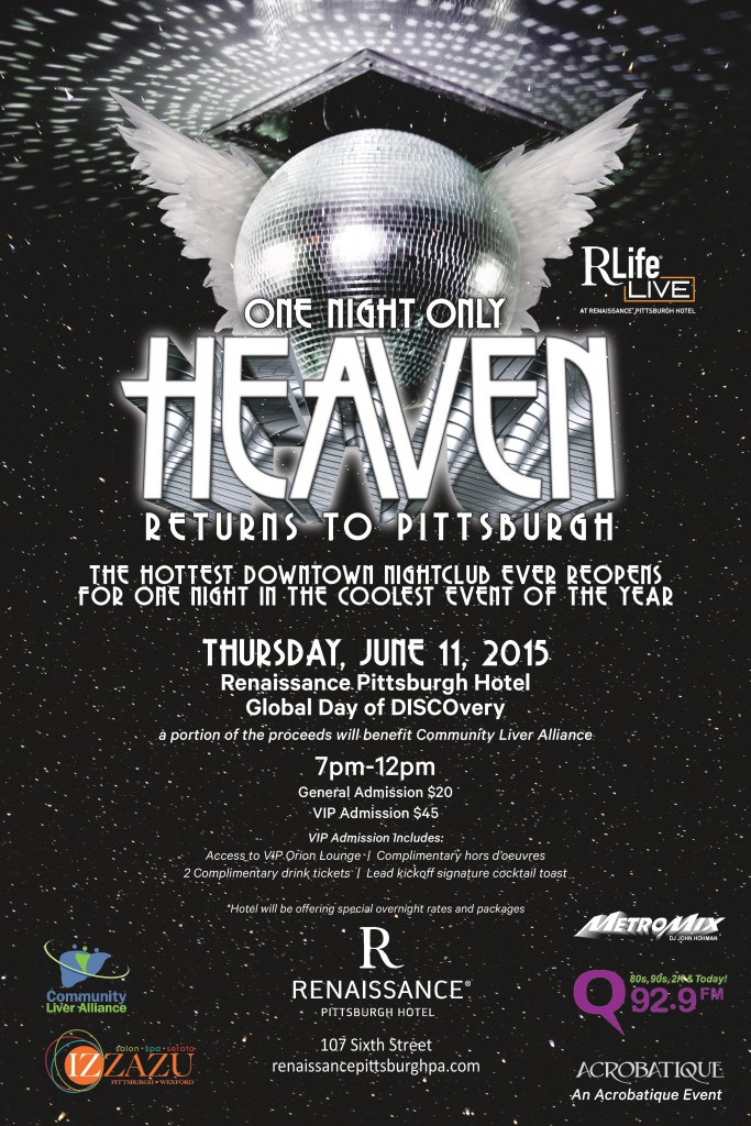 Heaven returns for one night only on June 11.