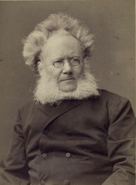 Ibsen had the look that amazes and he wrote plays to match.