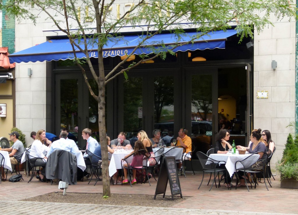 Outdoor seating makes Il Pizzaiolo a superb spot for a casual business meeting or just some people-watching in Market Square.