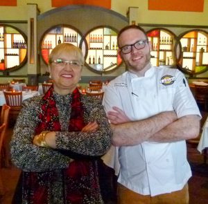The namesake of Lidia's Pittsburgh, Lidia Bastianich, and new executive chef, Daniel Walker.