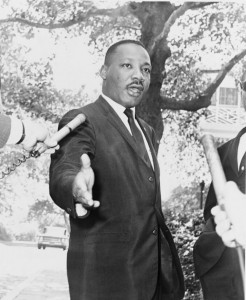 By 1965, King was already a public figure, world-known for his "I Have a Dream" speech and other work—but none of that helped when he got to Selma. (Photo: New York World-Telegram & Sun, 1964)