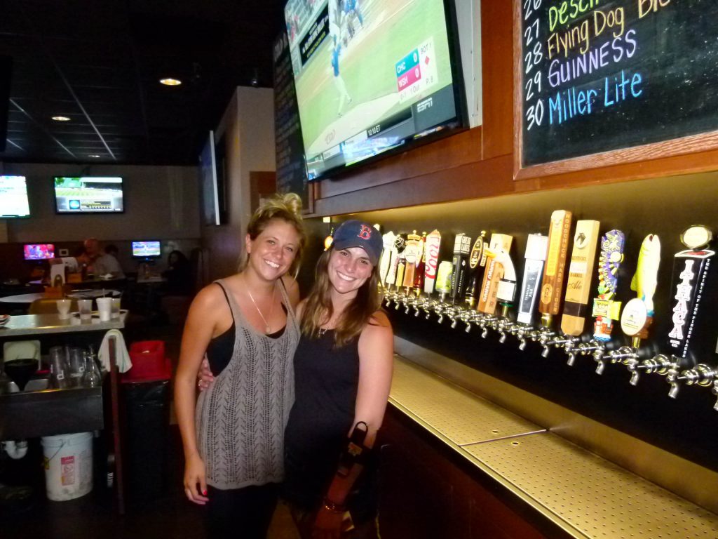 A wide selection of beers on tap and friendly servers and bartenders are two of the highlights at Carnivore's. The friendly faces pictured here are Rachel Zentgraf (l.) and Jen Kumar (r.).
