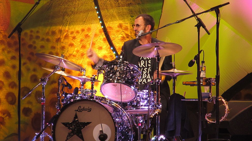 Ringo Starr perfoming with his All-Starr Band in Paris in 2011. photo: Jean Fortunet.