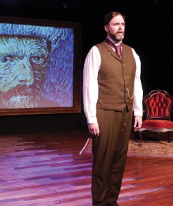 James Briggs, as Theo Van Gogh, stands up for his brother in "Vincent."