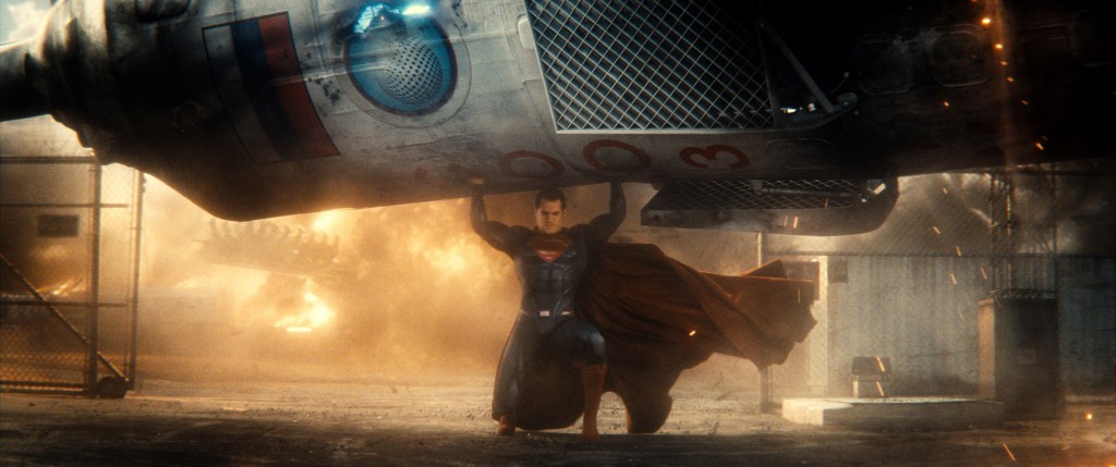 Superman saves the day. Photo: Courtesy of Warner Bros. Pictures/ TM & © DC Comic