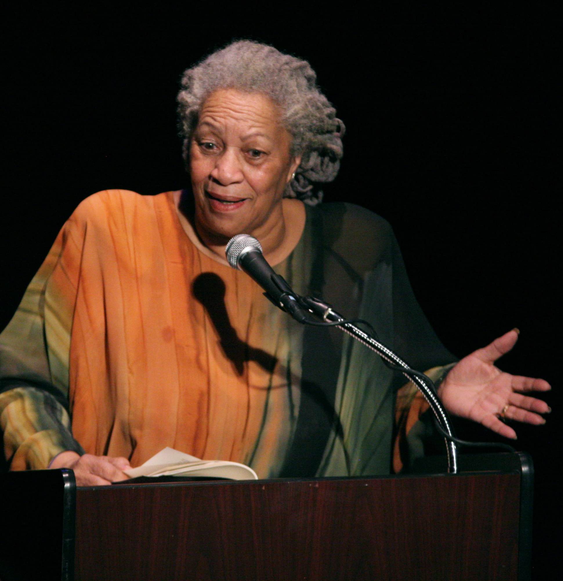 Toni Morrison, shown here in 2008, lit a fire with her 1970 book "The Bluest Eye."