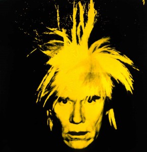Warhol's 1986 self-portrait combined rock-star flash with dark foreboding—notice the weary look. Andy died the next year, having produced an immense body of work. Much of it would go into the Warhol Museum. (Image © Andy Warhol Foundation)