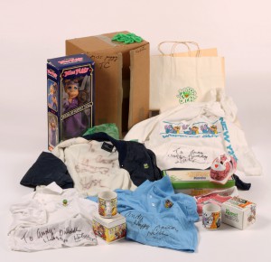 To help document his times, Warhol filled hundreds of boxes with cultural artifacts and sealed them for opening later. This "Time Capsule" turned out to contain vintage Muppet merch. 