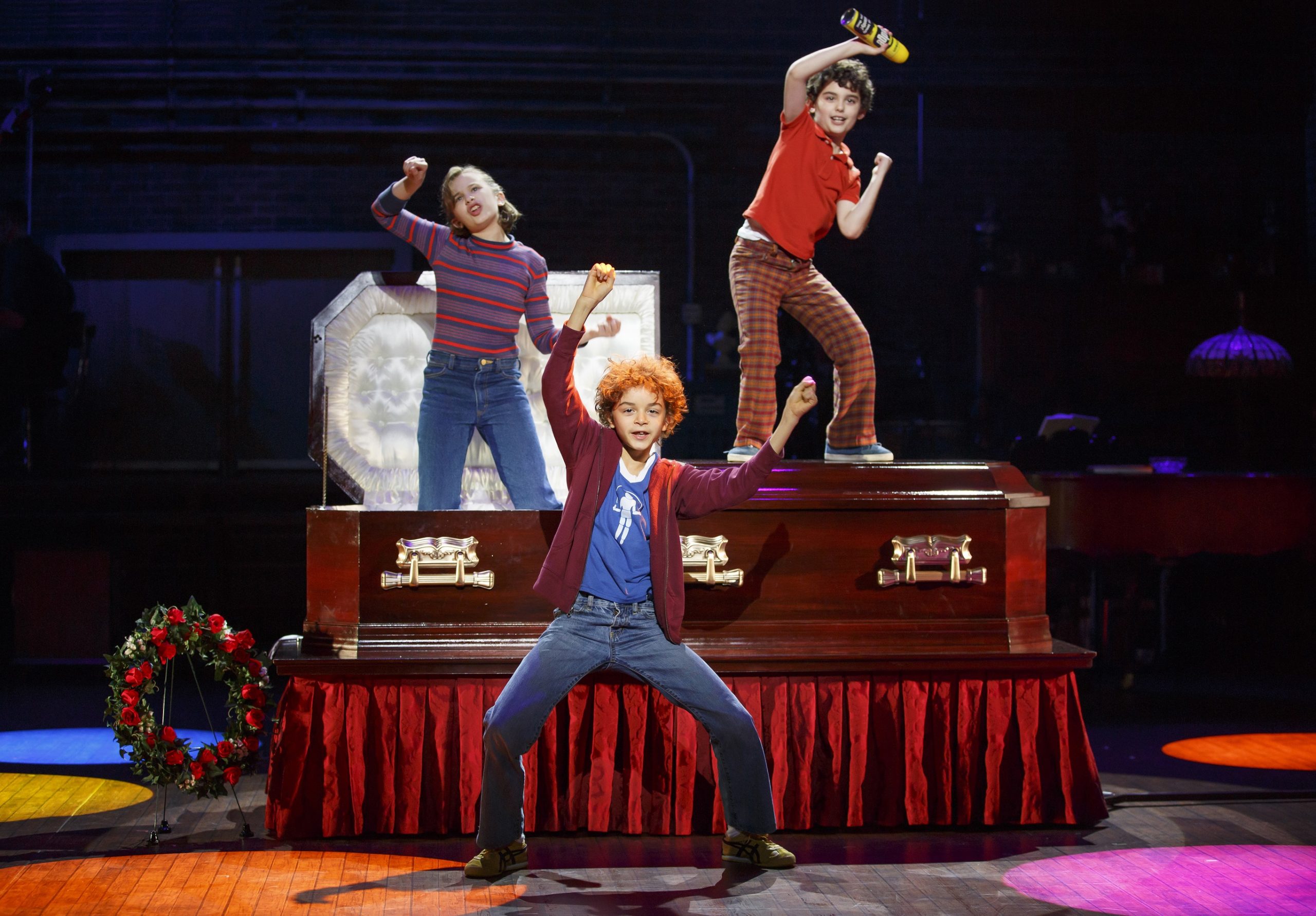 Many children may have wished they could do this but the kids in 'Fun Home' get to do it on stage.