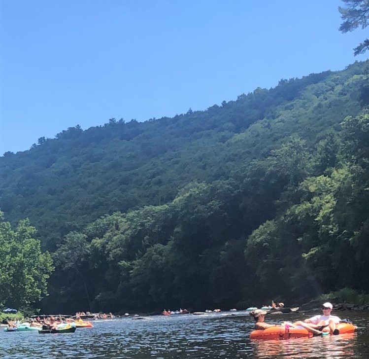 Tubing on the beautiful Clarion River is a fun way to spend a summer day. (photo: Rachel Francioni)
