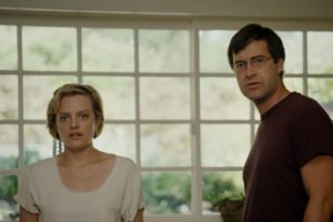 It's a shocking moment for Sophie (Elisabeth Moss) and Ethan (Mark Duplass).