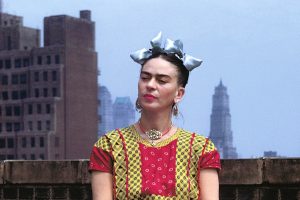 this Frida Kahlo portrait—in folk dress
