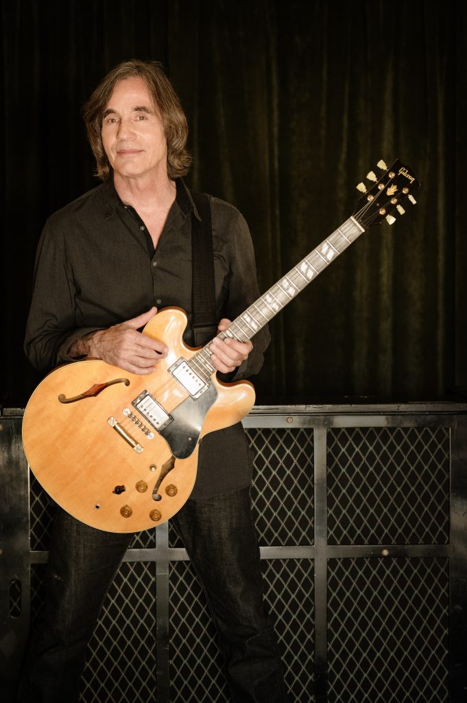 Jackson Browne getting ready for the show. Photo credit: Jackson Browne