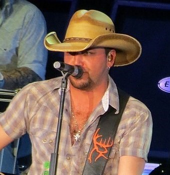 Jason Aldean performing at a 2014 concert. (photo: Morgan Williams and Wikipedia)