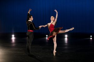 One of the pieces that Pittsburgh Ballet will be performing is from their production of 'Don Quixote.' Pictured are Yoshiaki Nakano and Jessica McCann. (photo: Kelly Petrovich)