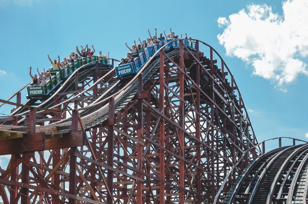 Kennywood's vintage Racer still rocks the coaster scene.