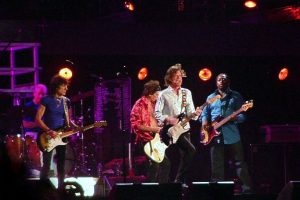 2006. Photo courtesy of Severino.|The Rolling Stones core group (Mick Jagger