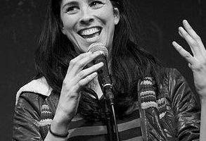 January 2013. photo: Kevintporter.||Sarah Silverman performing at Upright Citizens Brigade in Los Angeles