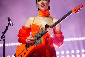 St. Vincent performing at The Hollywood Palladium in 2018. (photo: Justin Higuchi)