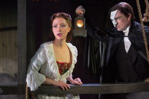 while Katie Travis (as Christine Daaé) won last year’s prestigious Lotte Lenya Competition for singing AND acting talent.