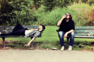 The Radio Dept. chilling out and thinking about new songs.