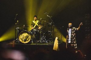 Twenty One Pilots in concert action in 2018. The duo consists of Josh Dunn (drums) and Tyler Joseph (lead vocals).|India.Arie (photo: Duan Davis)