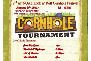 2nd Annual Rock n' Roll Cornhole Tournament.