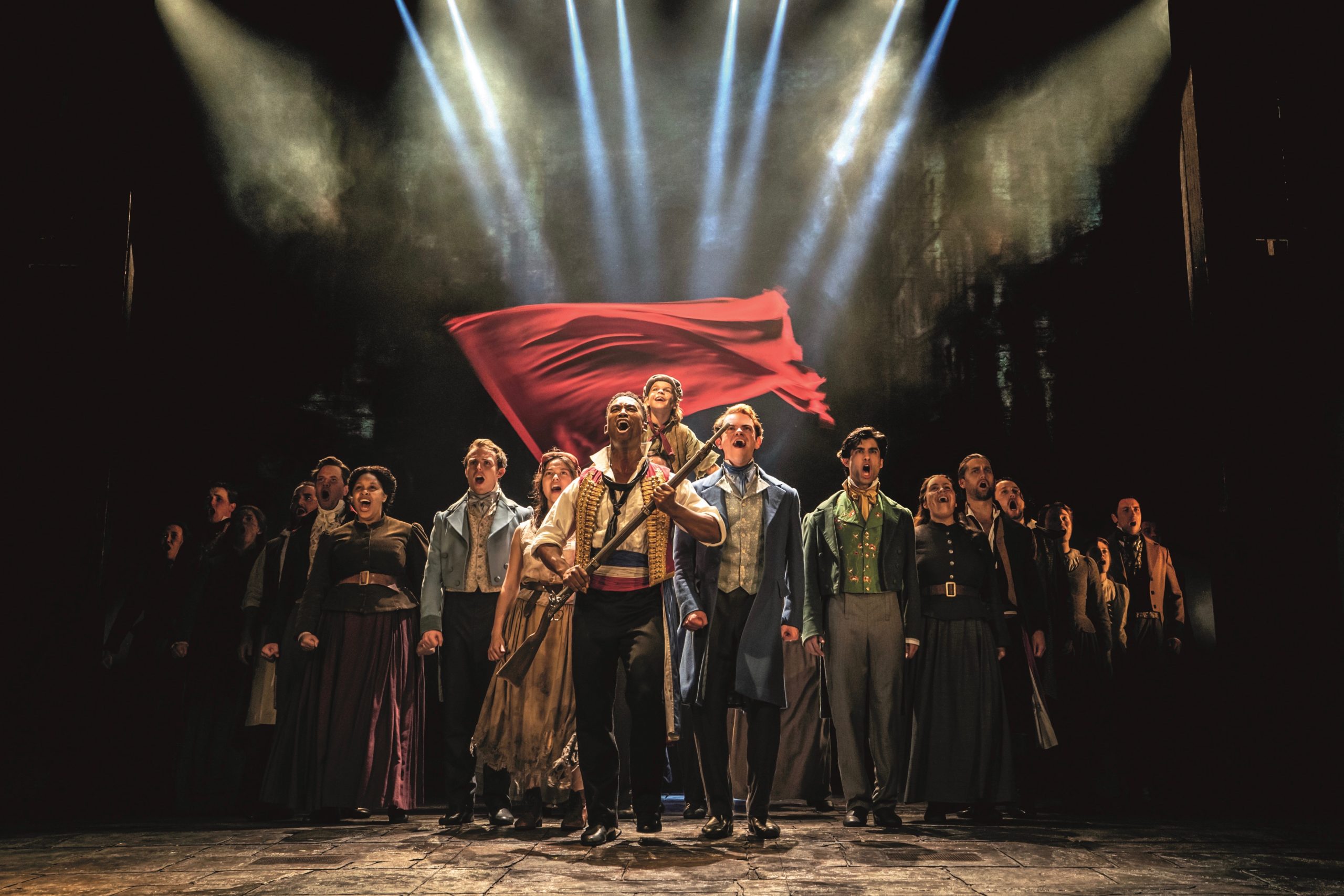 The June Rebellion of 1832 lasted only a few days. But it lives on in Victor Hugo's novel and, of course, in the new touring production of 'Les Miz.' Photo: Johan Persson