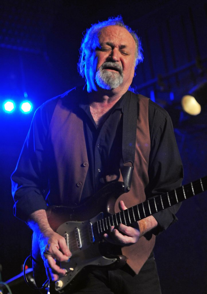 Tinsley Ellis playing one of his favorite guitars, a Stratocaster. (Photo: Reagan Kelly)