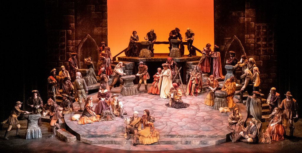 The Anvil Chorus scene from 'Il Trovatore.' Pittsburgh Opera will be performing this famous opera later this month. (Photo courtesy of Toledo Opera)