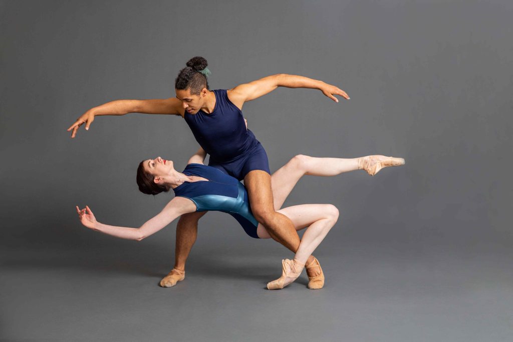 Texture Contemporary Ballet dancers Katie Miller and Alan Obuzor synergistically perform a number from 'Rediscover'. (Photo: Mike Simpson)