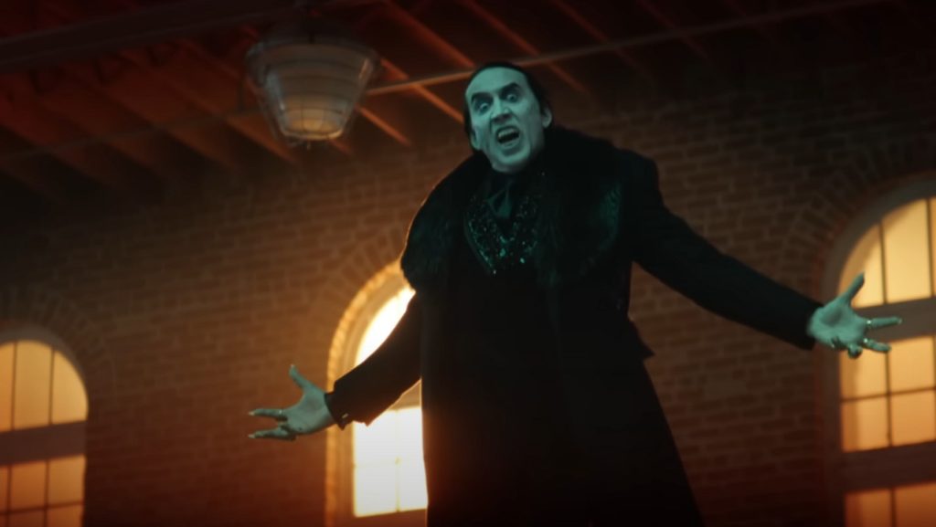 Nicolas Cage stars in the soon to be released 2023 Dracula film, 'Renfield.' (Photo: Pittsburgh Cultural Trust)