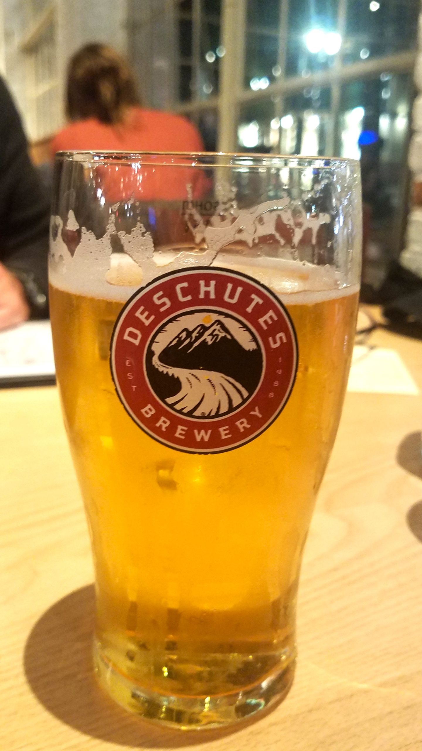 A Deschutes Brewery lager.