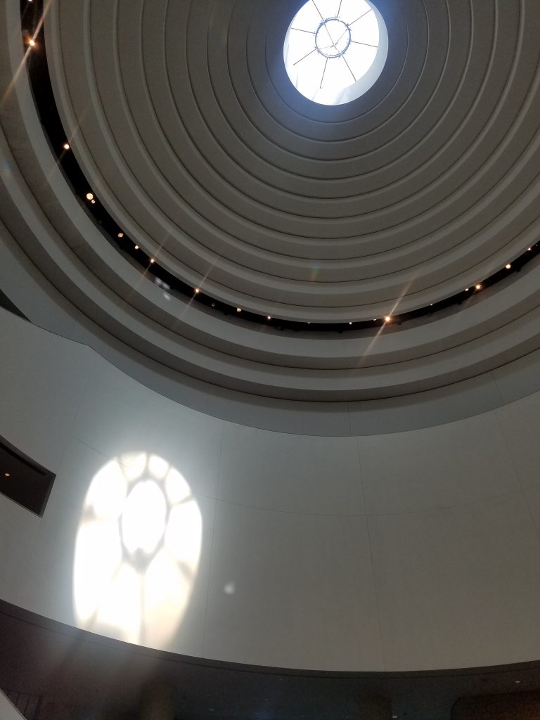 Dreamcatcher skylight in atrium.