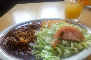 Mole Rancheros and a Margarita at El Campesino. (Photo: Rick Handler)