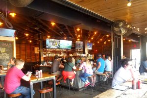 The bar area at Walters Southern Kitchen. (Photo: Rick Handler)