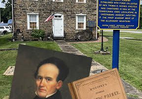 Greersburg Academy in Darlington was the school where noted educator William Holmes McGuffey once attended. He was the original author of the landmark textbooks the McGuffey Reader. (Photo by C. Prentiss Orr original photos)