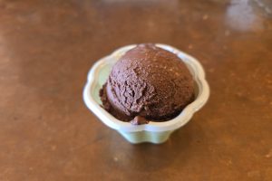 Rich, delicious chocolate gelato from Pappa J's Twin Plaza. (Photo by Rick Handler)