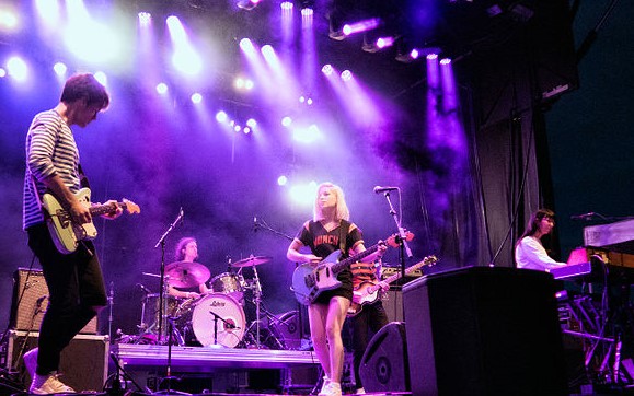 Alvvays performing at the Sasquatch! Music Festival in 2015 in George, Washington. Photo: David Lee and Wikipedia.