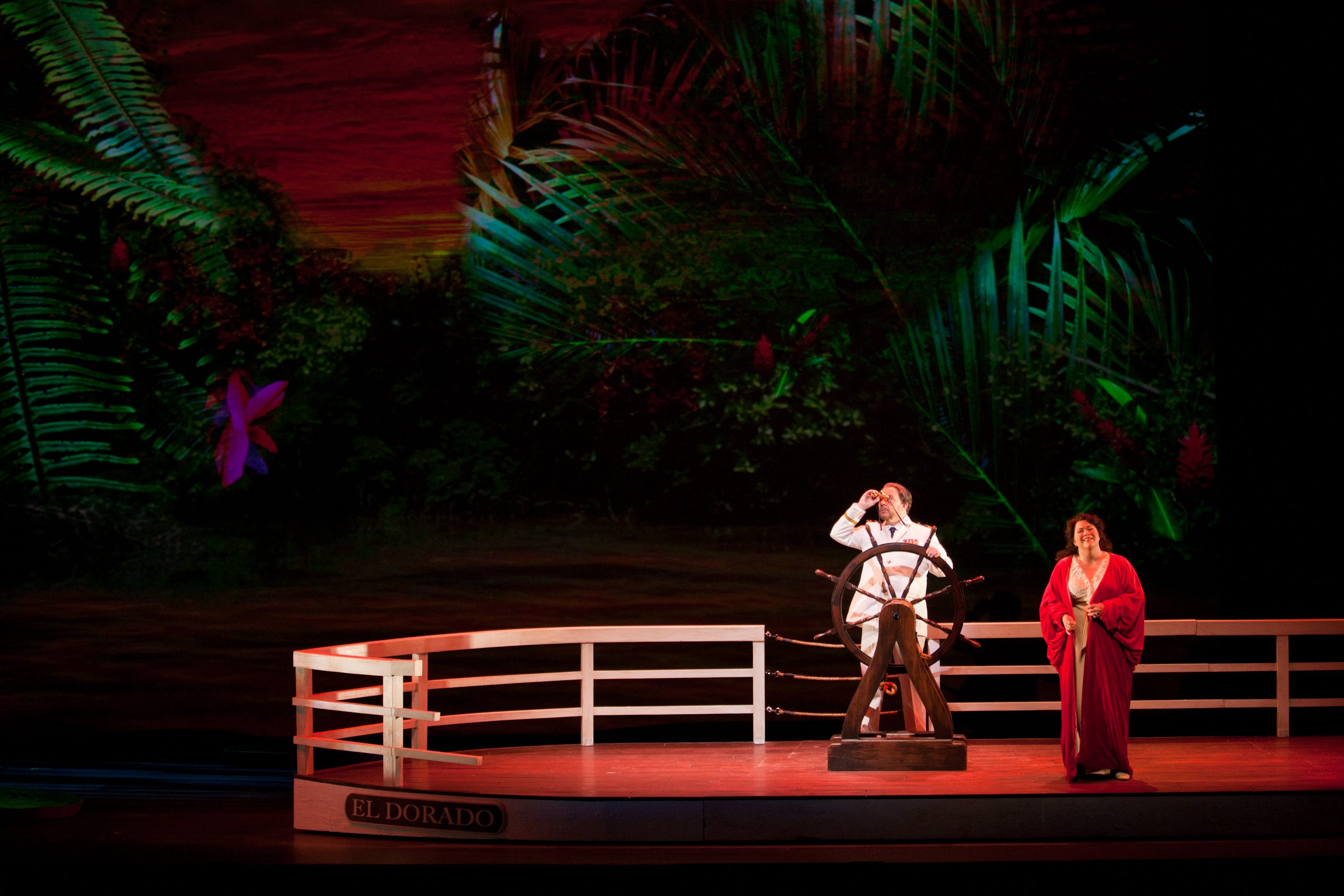 A magical river cruise flows through 'Florencia en el Amazonas' at Pittsburgh Opera. This scene is from a 2012 production at Opera Colorado. (photo: Matthew Staver)