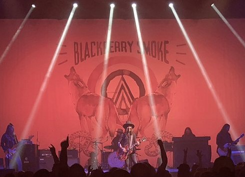 Blackberry Smoke performing live in Oklahoma City, OK in 2018. Photo: Peterstormer.
