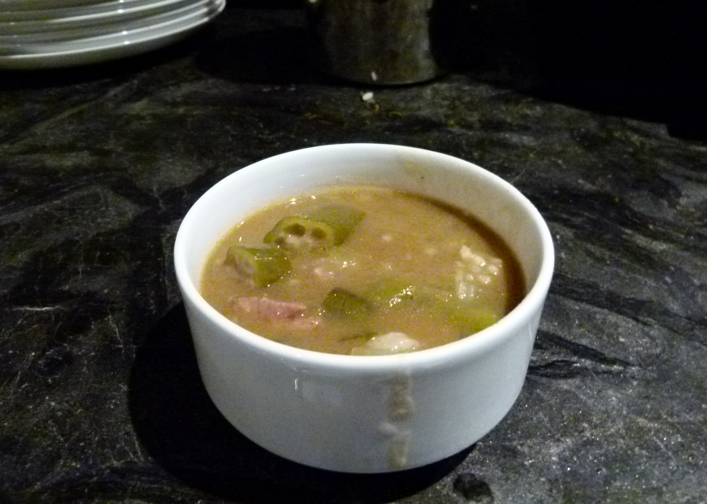 A cup of Gumbo of the Allies.