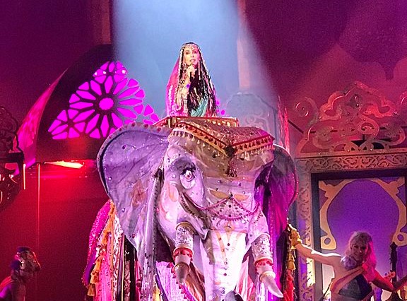 Cher performing in Washington during her show Classic Cher in 2017. (Photo: cdorobek and Wikipedia)